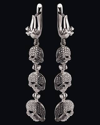 Серьги «Бедный Йорик»