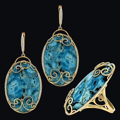 Гарнитур "Лазурный берег"