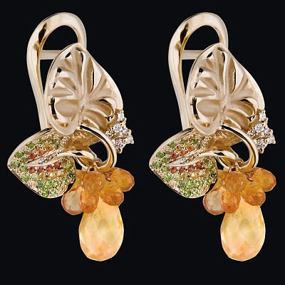 Серьги «Цветы»